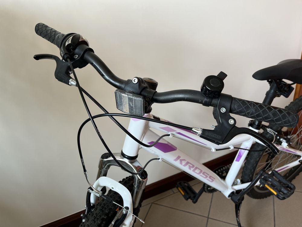 Rower Kross biały 24”