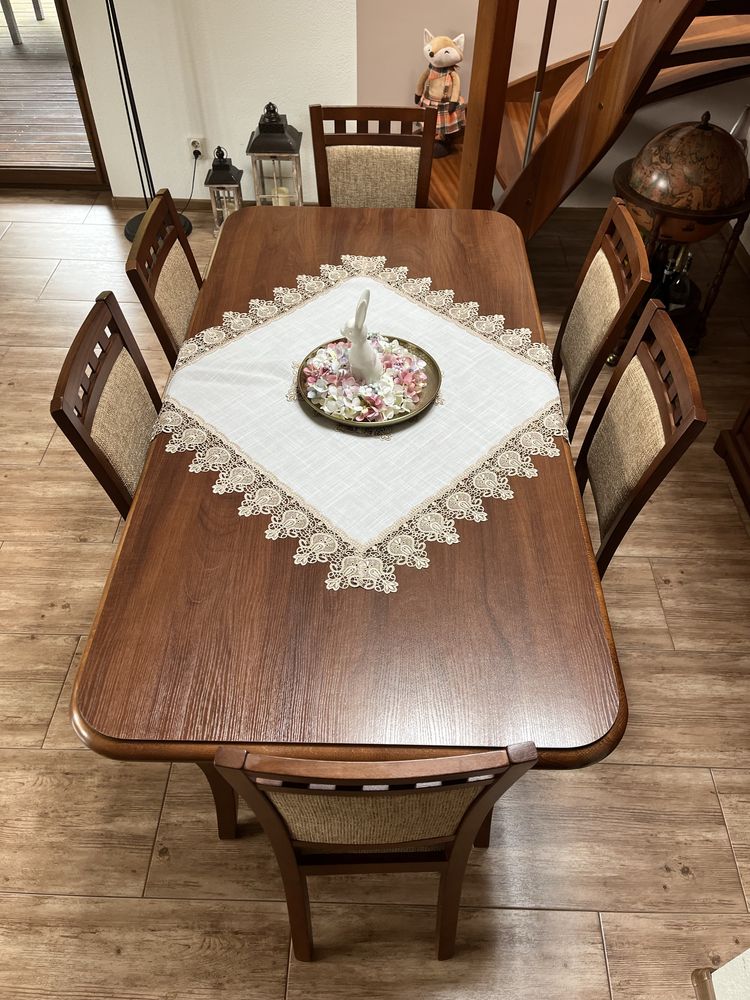 Stół rozkładany, Krzesła szt 6