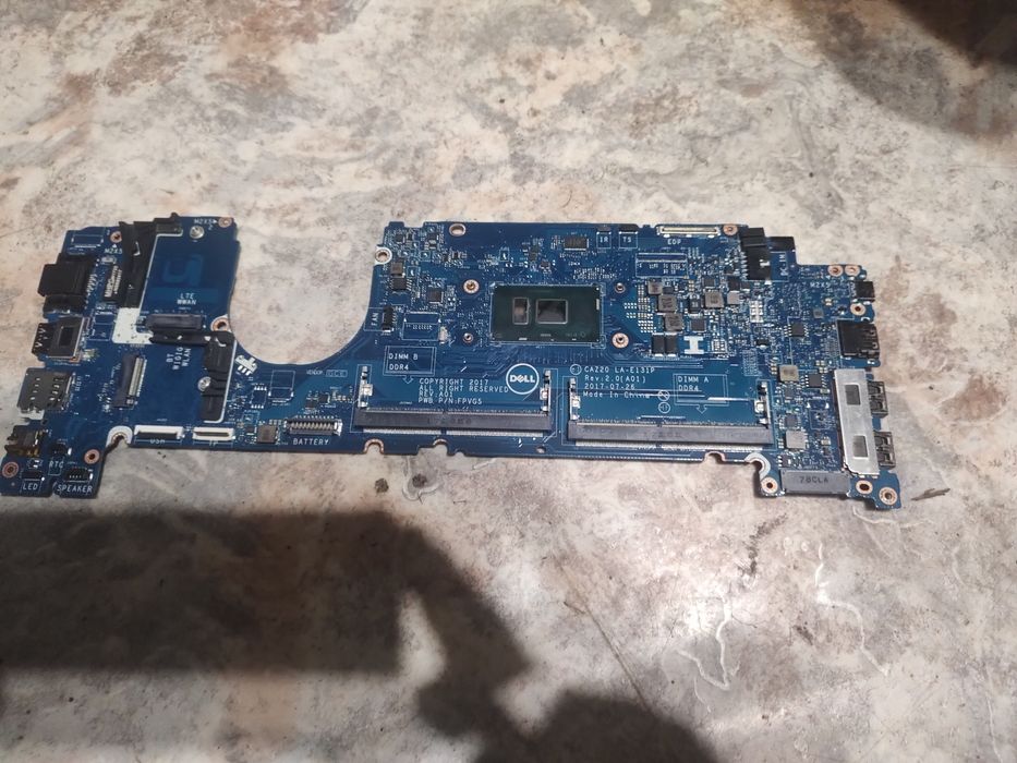 Dell 7480 плата ноутбука