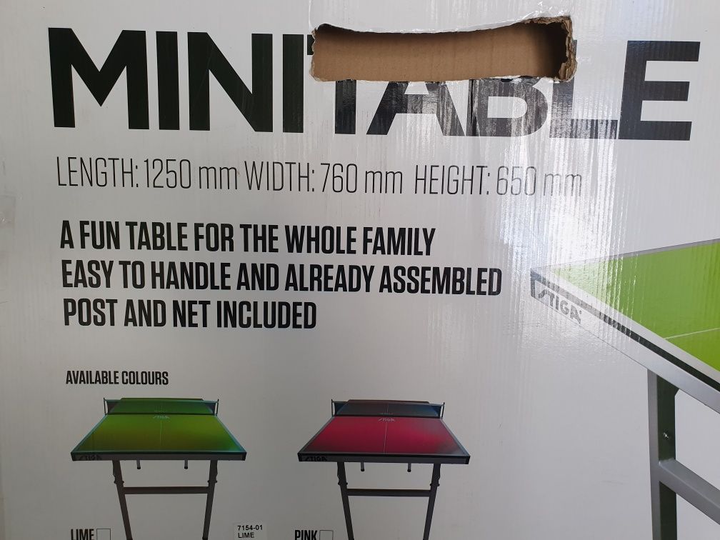 Stół do tenisa stołowego mini stiga