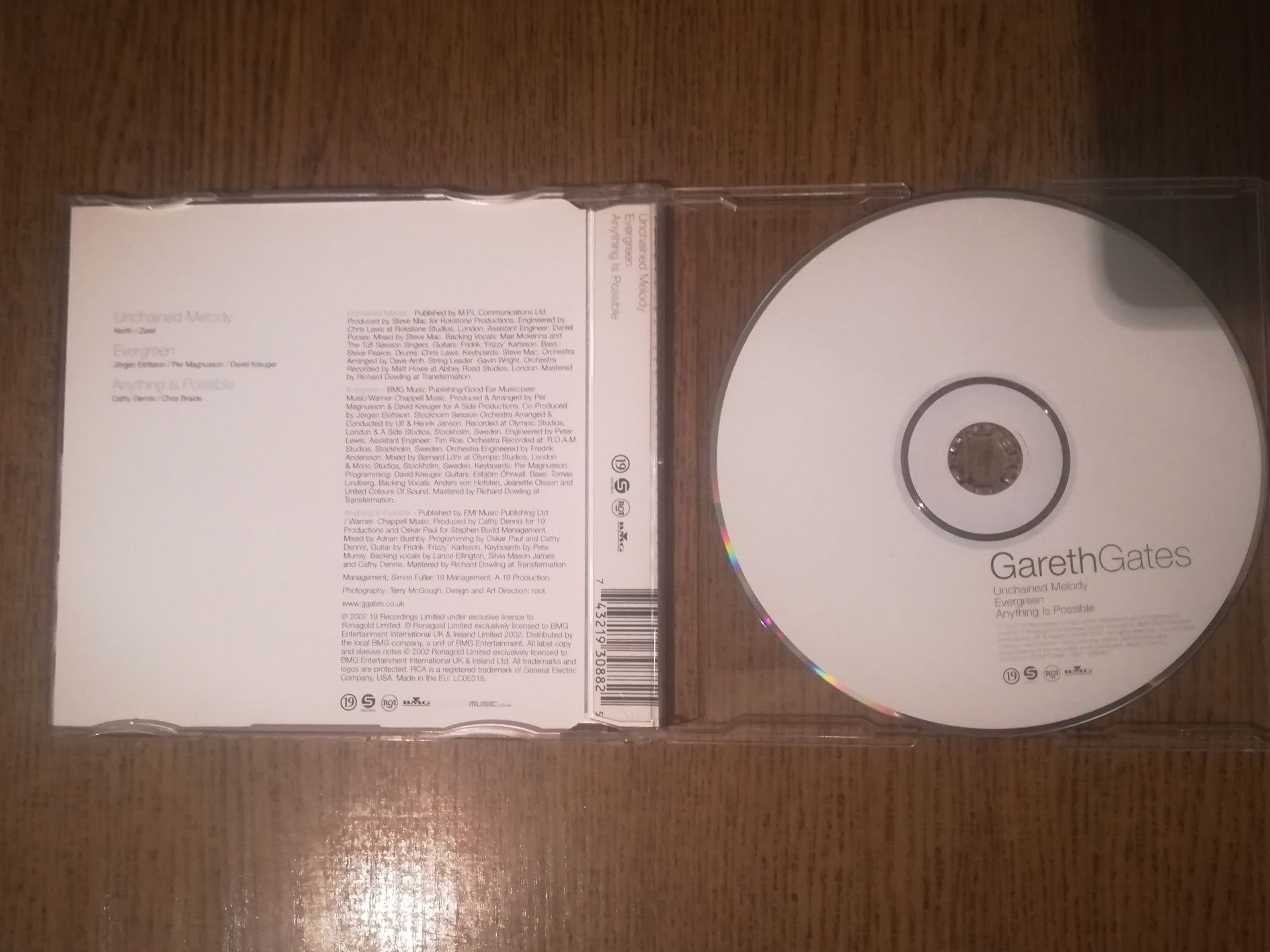 Płyta Gareth Gates Unchained Melody