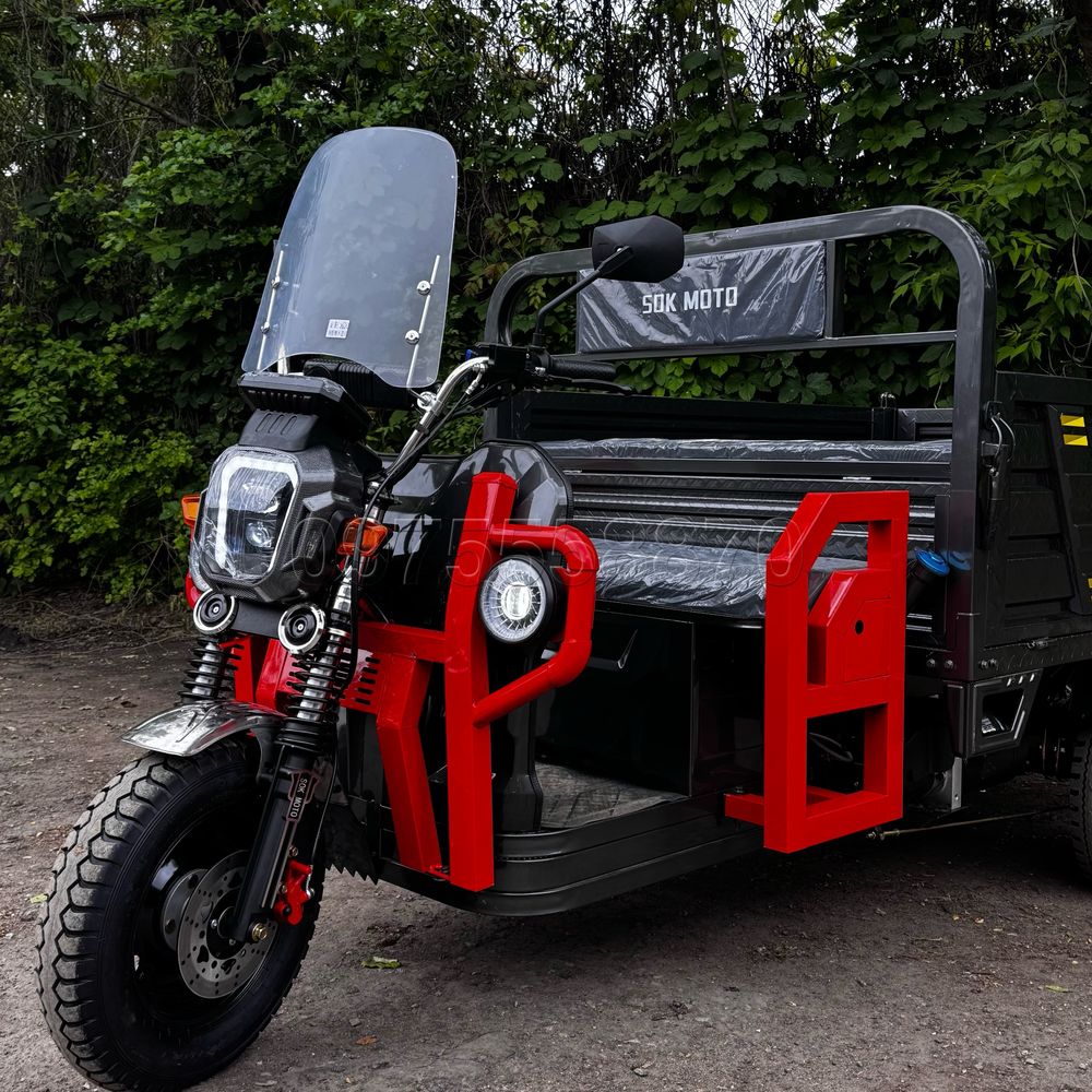 Електротрицикл ГІБРІД 1,5т-2500W-72V-58,5Ah