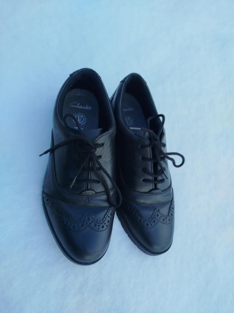 Clarks ,натуральна шкіра. Туфлі оксфорди.