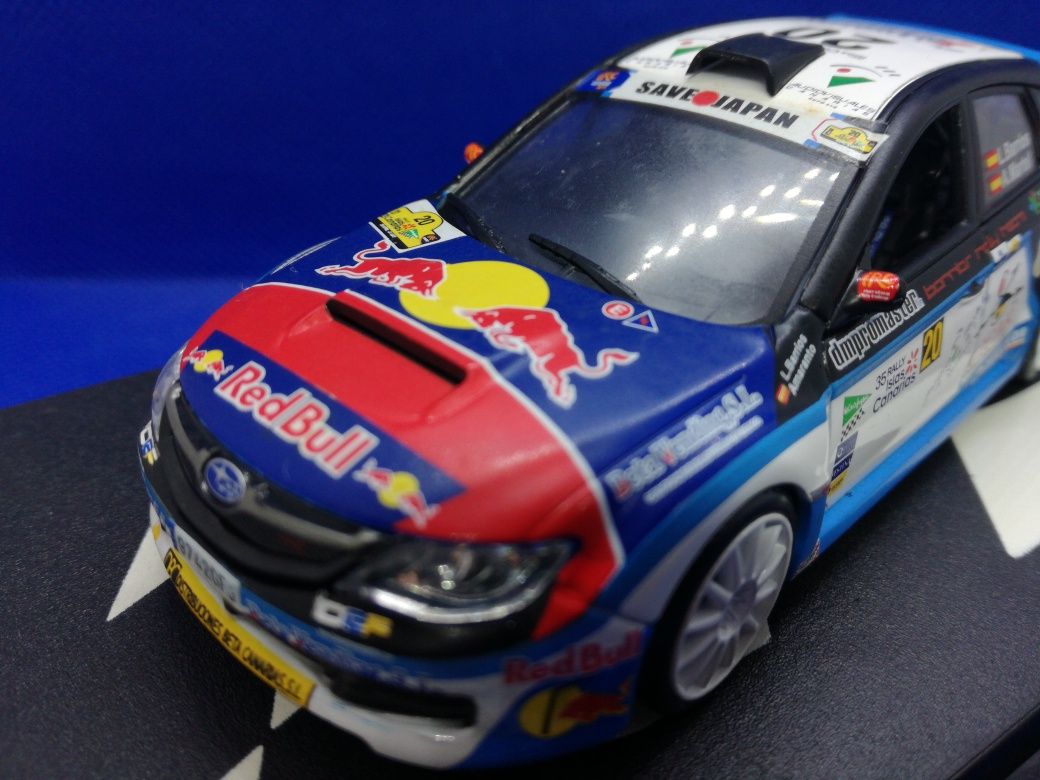 Miniatura 1/43 Subaru Impreza WRX Sti JLBarrios R I Canarias 2011