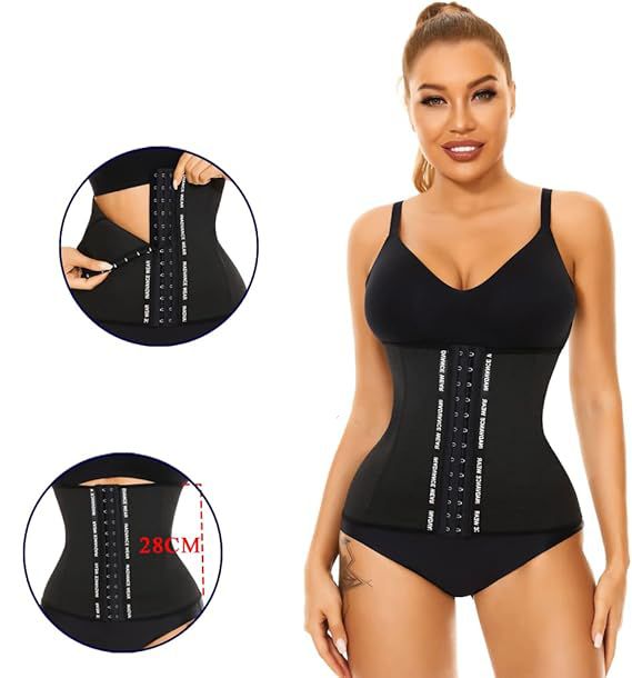 Pas modelujący talię wysoki 28 cm Rozmiar M 3-stopniowe zapięcie