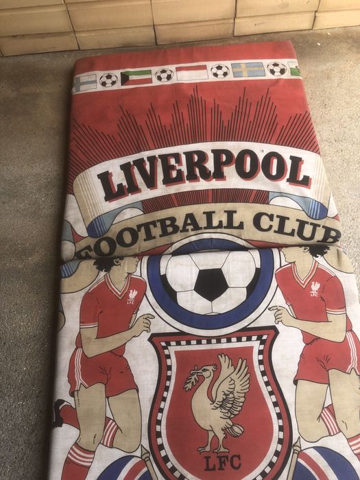 Almofadas de bancada do liverpool antigas