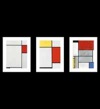 Plakaty Abstrakcyjne - Piet Mondrian, De Stijl