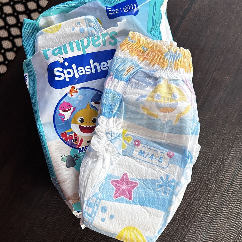 Трусики для плавання Pampers Splashers Розмір 4-5 (9-15 кг) 7 шт.