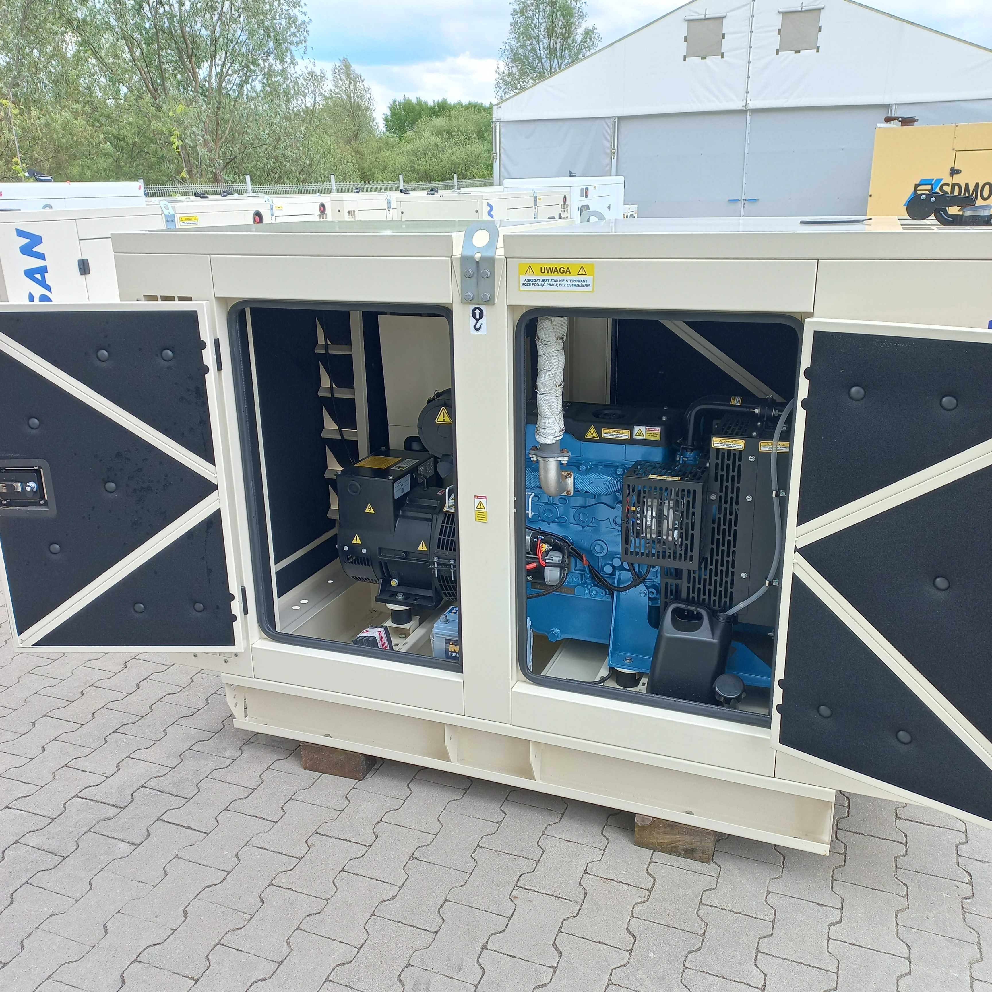 Agregat prądotwórczy 33 kVA 26,4 kW diesel electronic SILCO Gdańsk