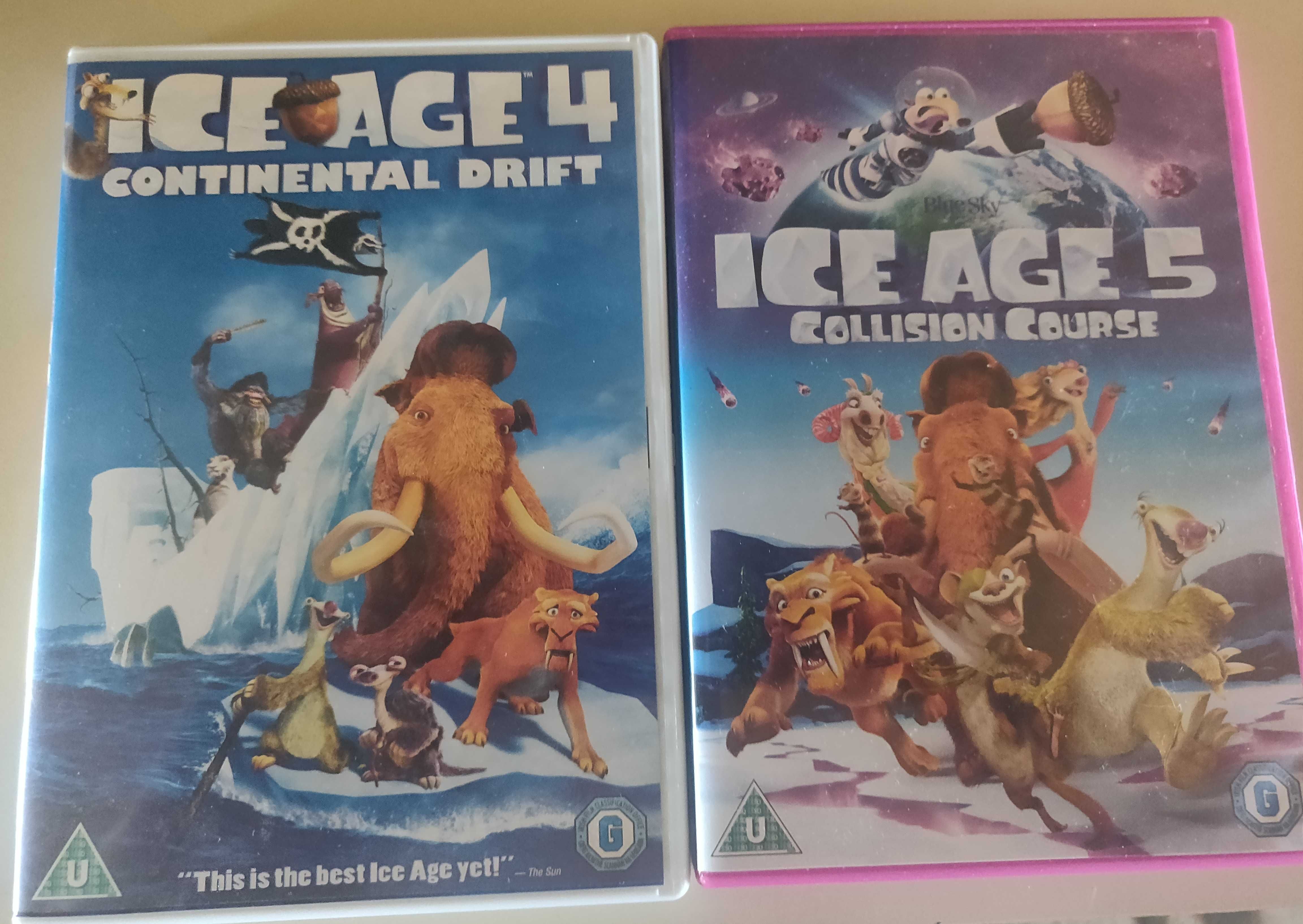 Epoka lodowcowa 4 i 5 DVD po angielsku