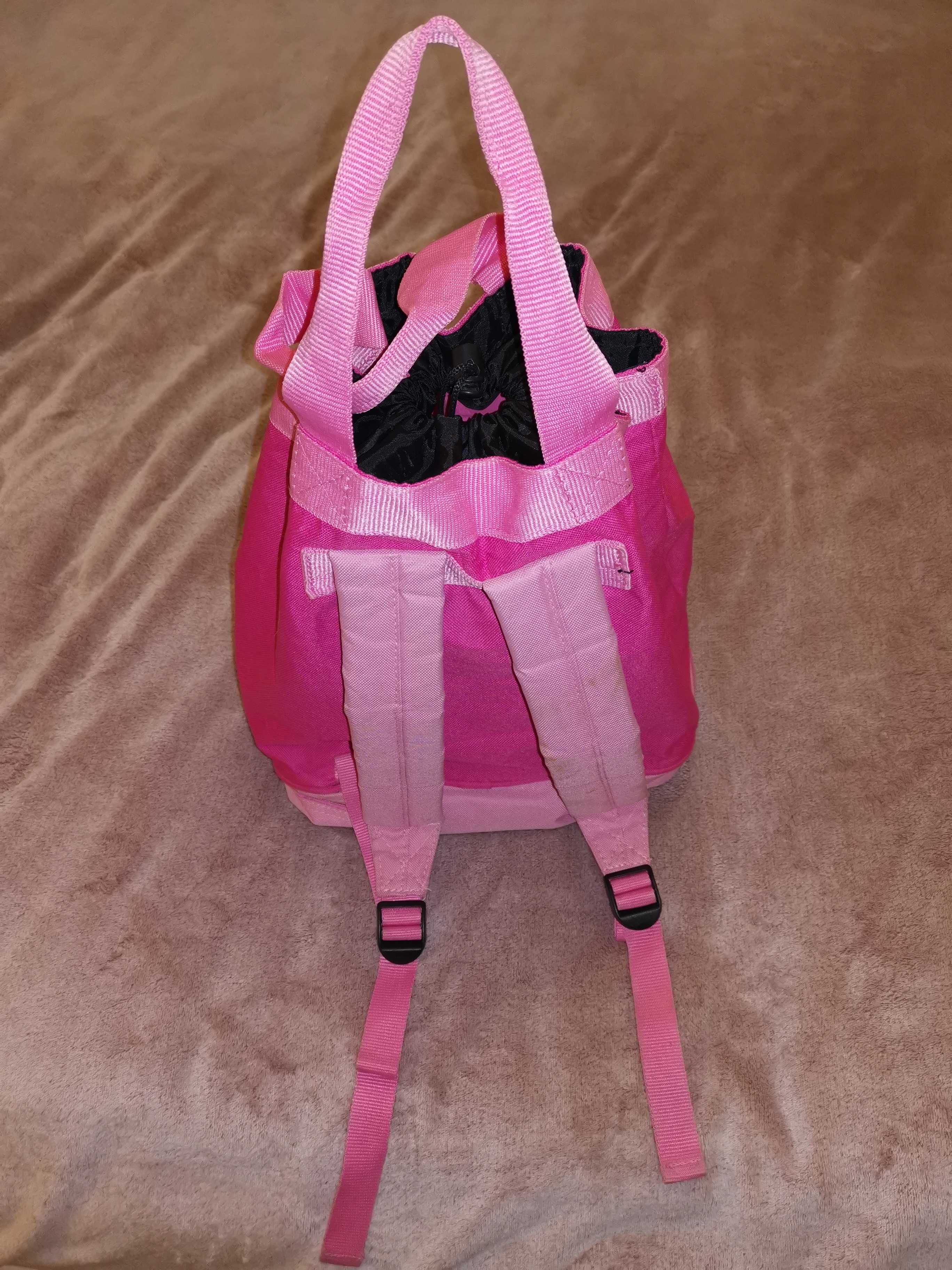 Plecak torba różowy