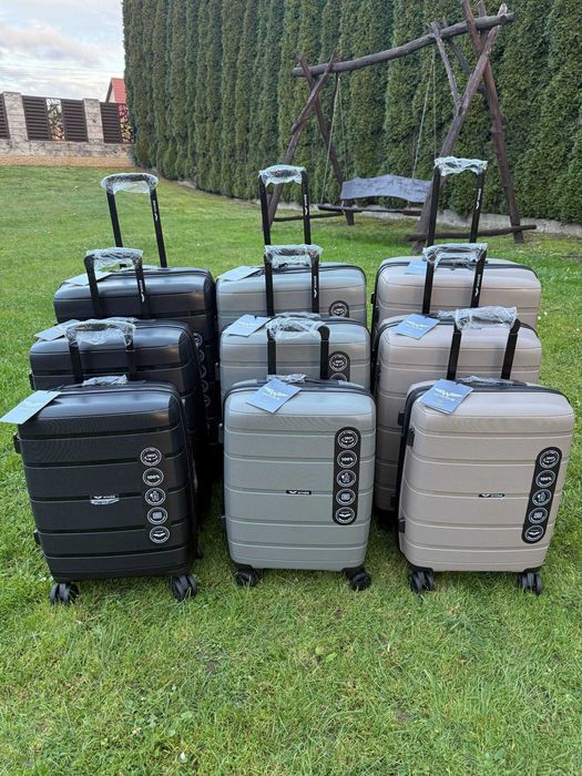 Валіза дорожня МАЛА СЕРЕДНЯ ВЕЛИКА на 4х подвійних колесах WINGS HWF03