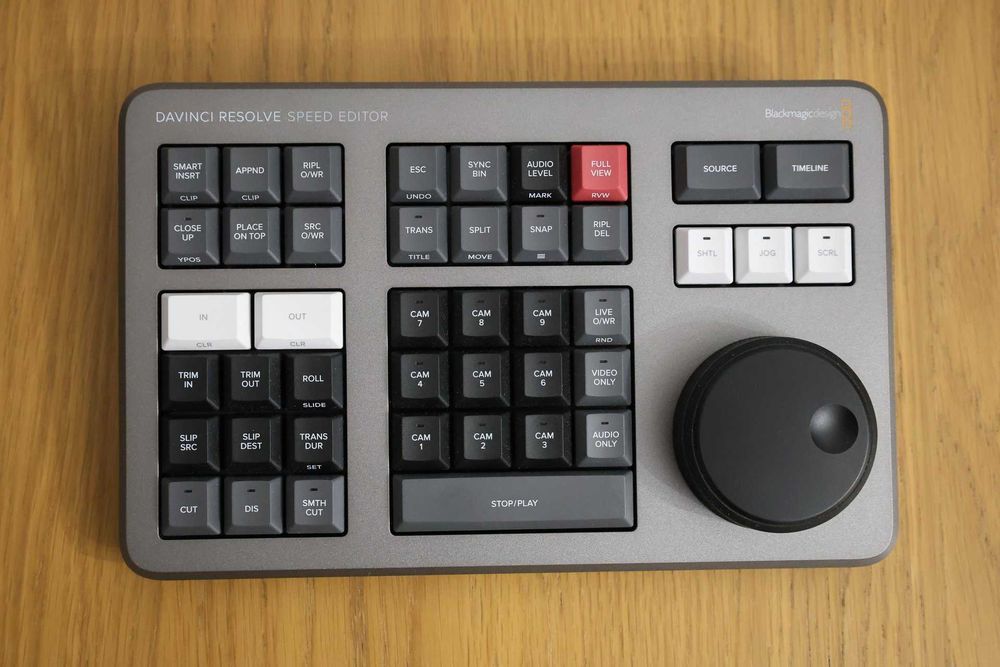 Davinci Resolve SPEED EDITOR