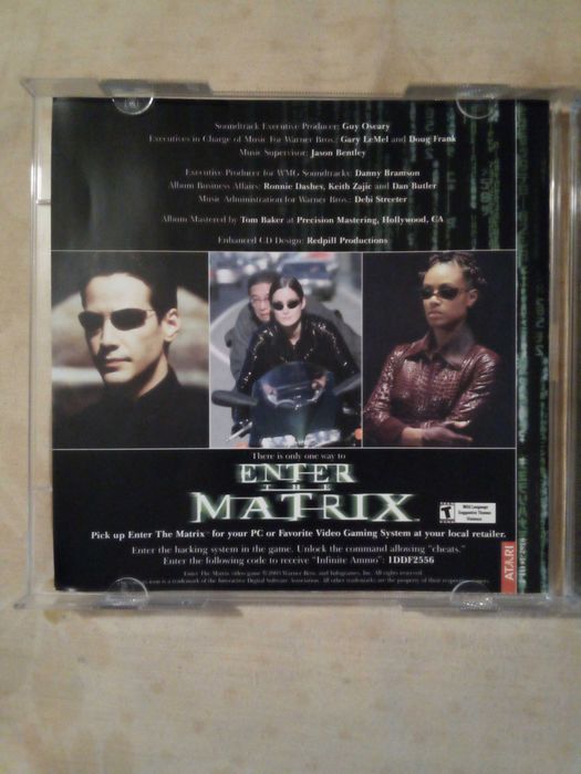 CD duplo banda sonora The Matrix Reloaded + poster