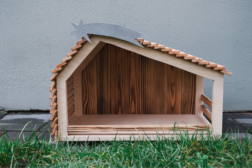 Drewniane szopki bożonarodzeniowe