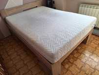 łóżko 200 x 140 + stelaż regulowany 2 szt