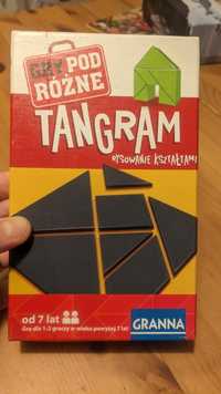 Tangram. Gra logiczna. Gra dla dzieci. Gra podróżna