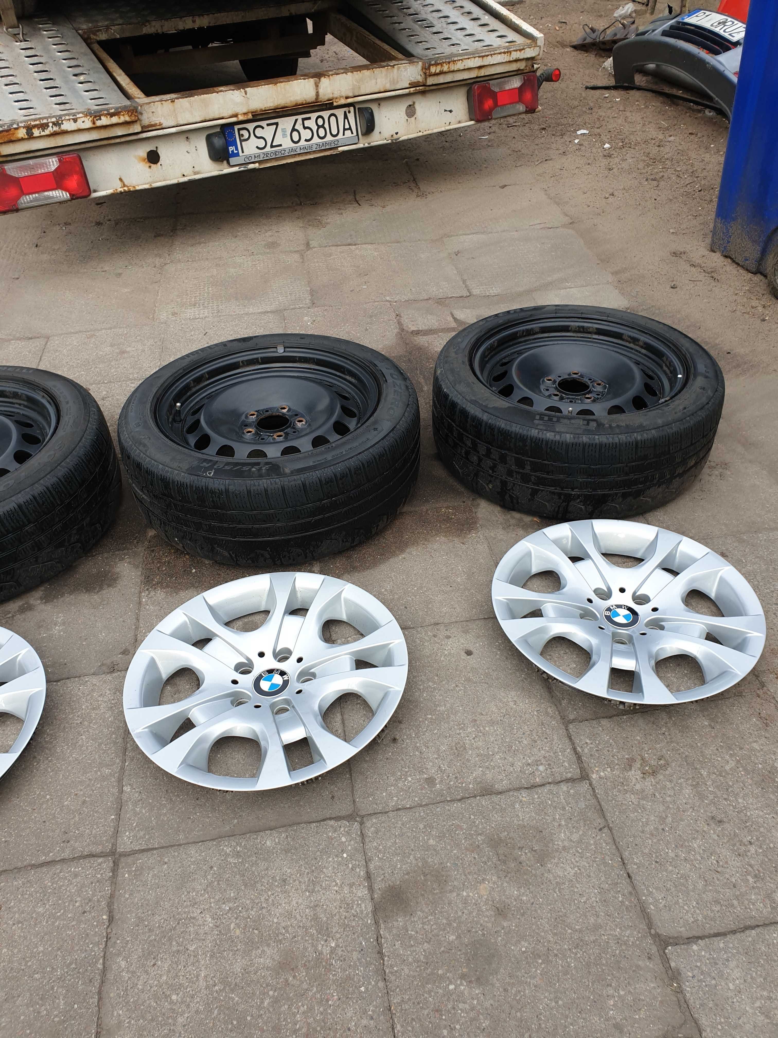 Felgi Koła stalowe 17 BMW kołpaki X1 5x120 Szerokie e84 e60 e39 36 30