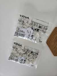 Ślizgi i haczyki do zasłon | IKEA VIDGA | 48 szt.
Ślizgi i haczyki do