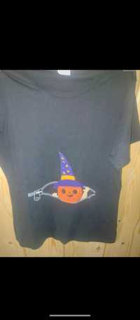 Koszulka T-shirt Halloweenowy Rozmiar M Damska strój przebranie