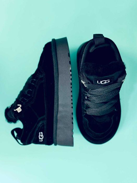 Кроссовки женские ugg lowmel black зимние на меху высокие кросовки ugg