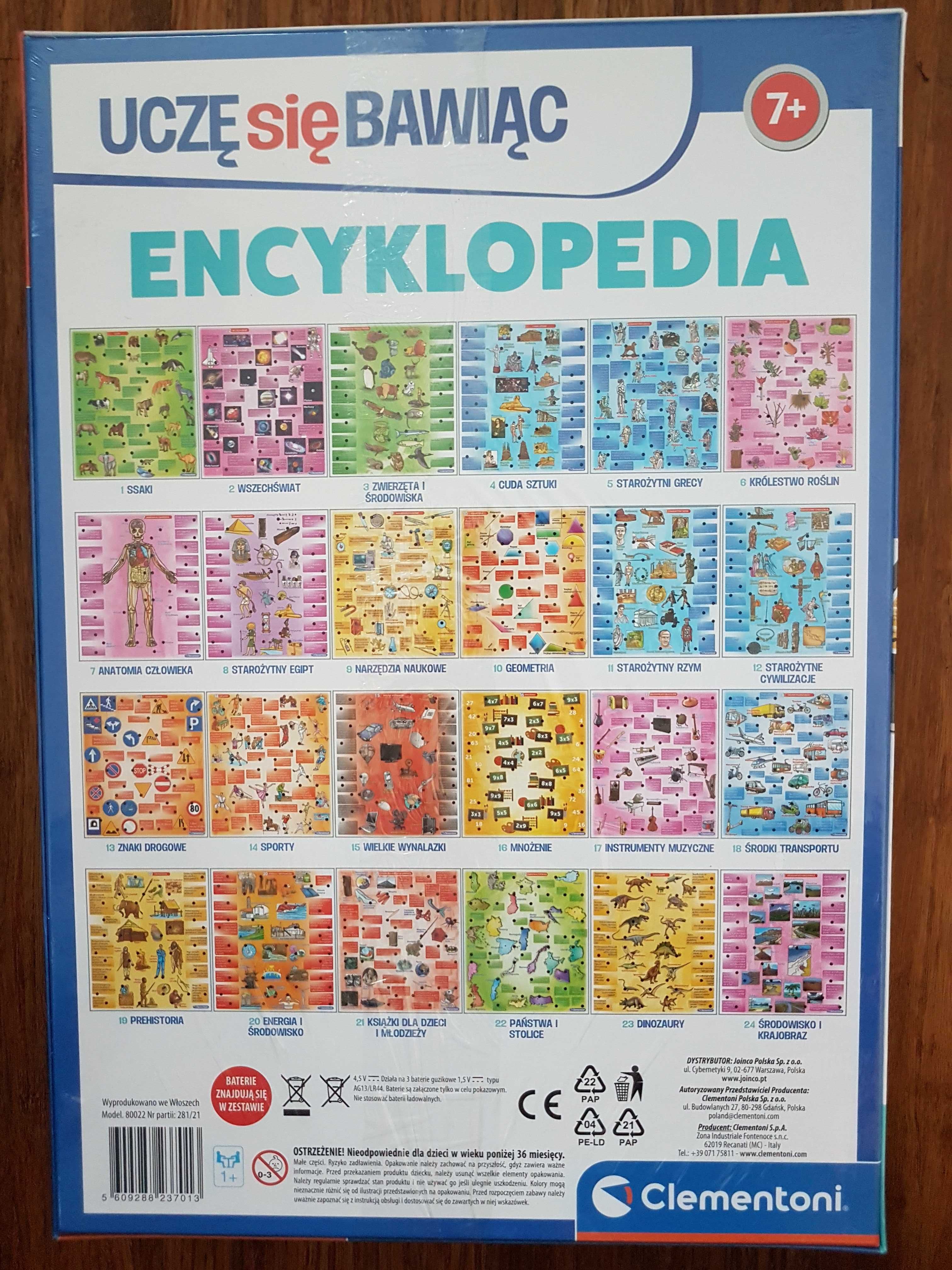 Clementoni Encyklopedia Uczę się bawiąc Mózg elektronowy