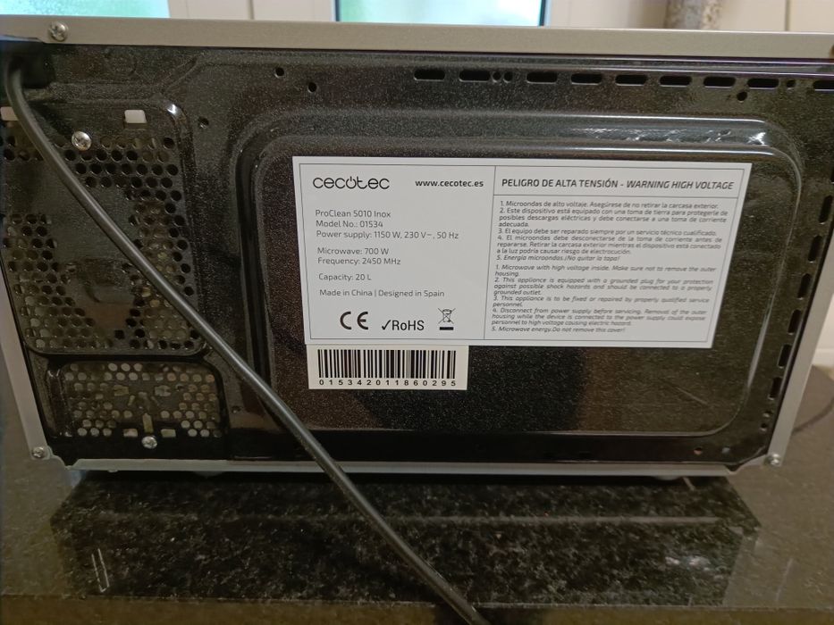 Microondas Cecotec Pro clean 5010