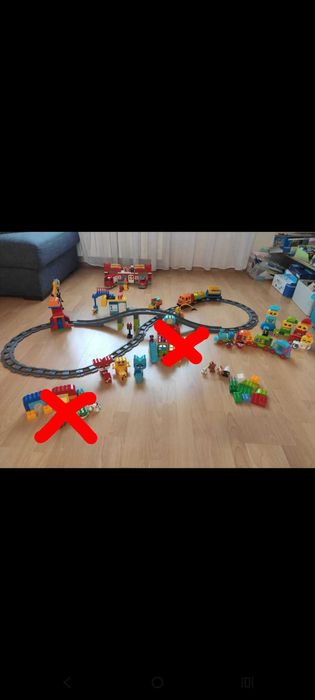 LEGO Duplo pociąg Deluxe + 4 zestawy