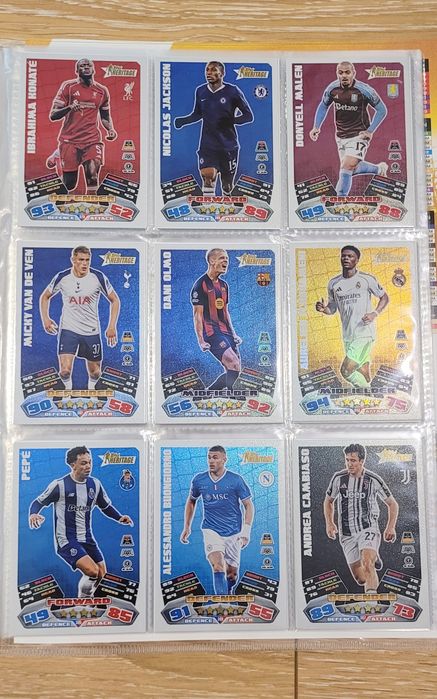 Lote de Cartas Match Attax 25/26