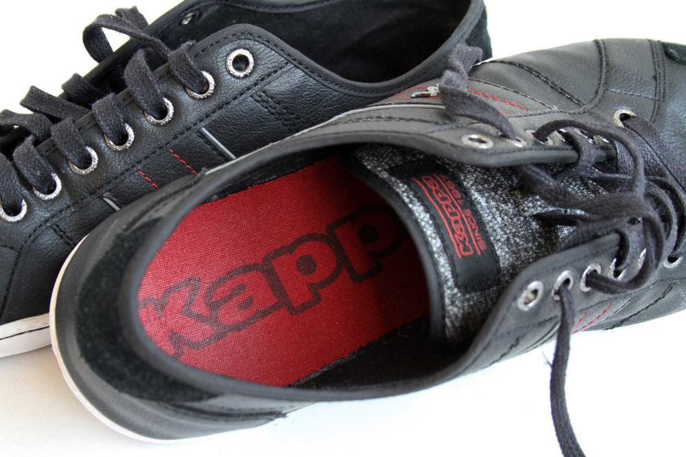 кроссовки кеды черные Kappa Каппа размер 44