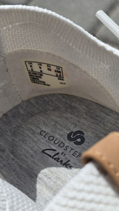 Clarks мокасини, кросівки 42 по паспорту, 28 см устілка