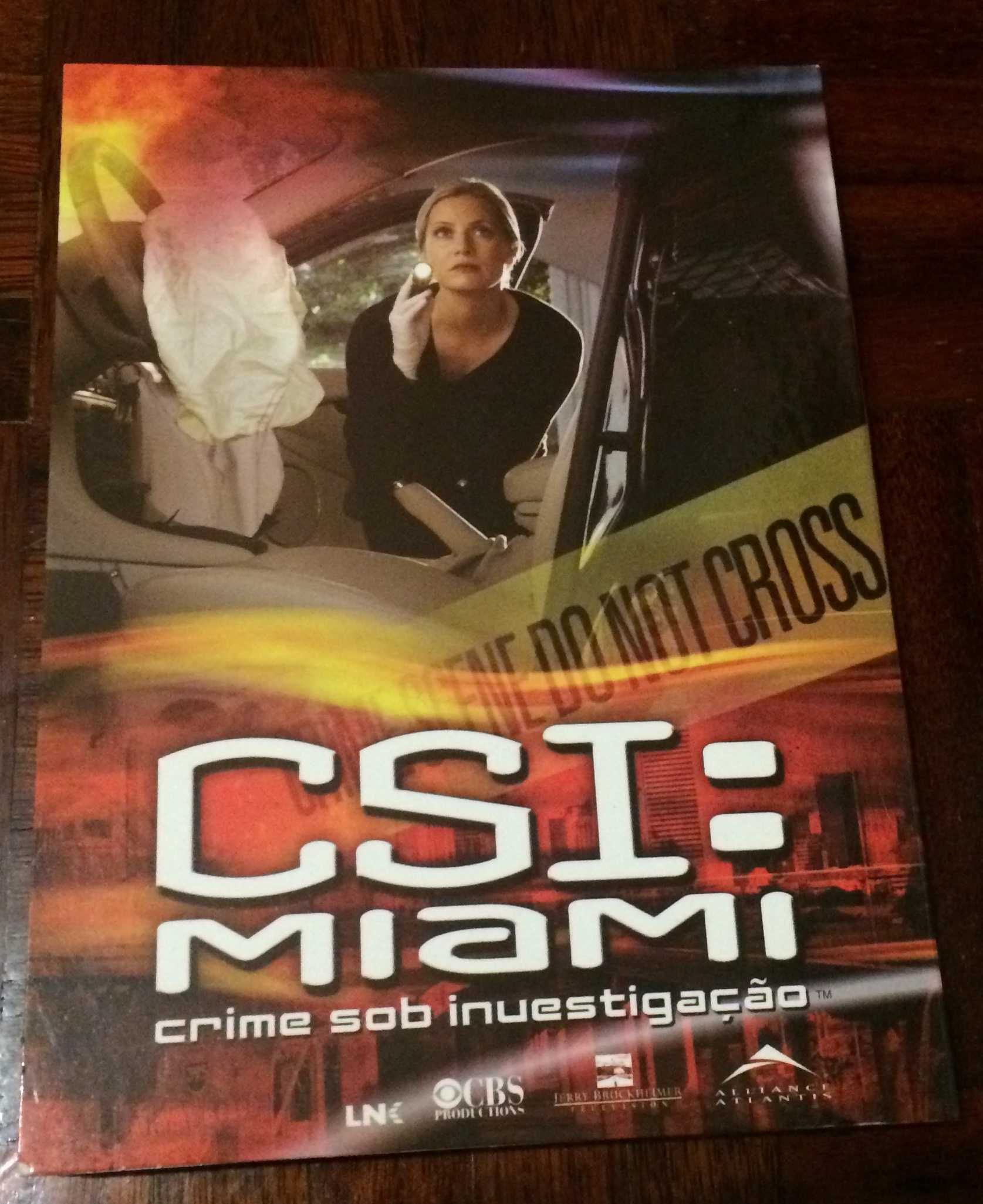 DVD CSI MIAMI. Caixa com 3 DVD