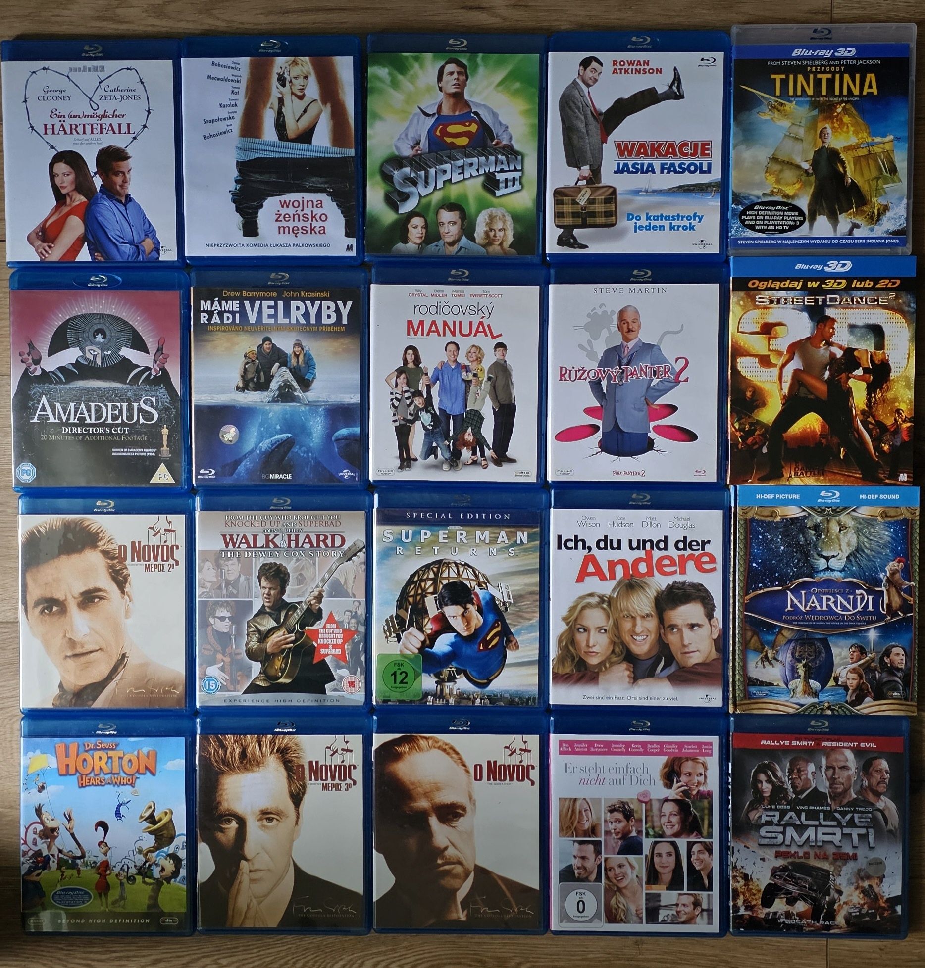 Filmy blu-ray wydanie polskie lub z polskimi napisami.