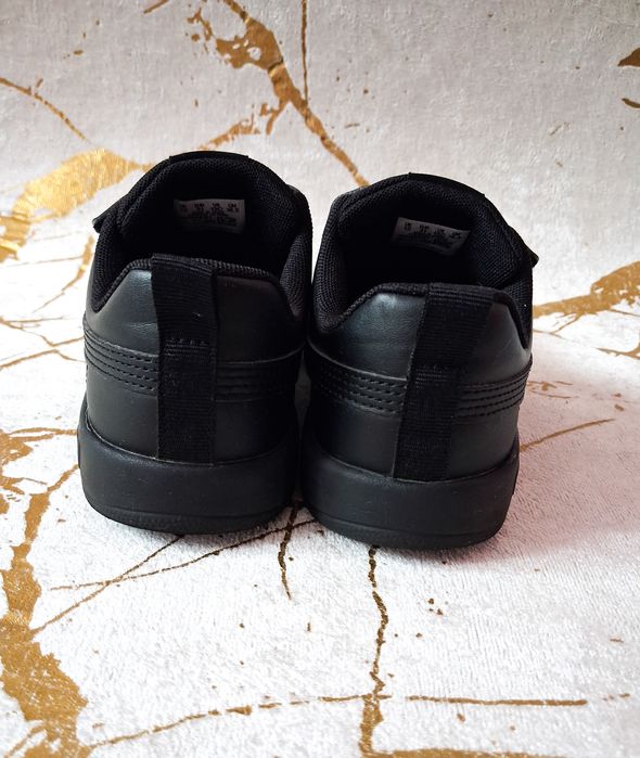 Czarne sportowe buty tenisówki adidasy na rzepy  puma courtflex  v3 31
