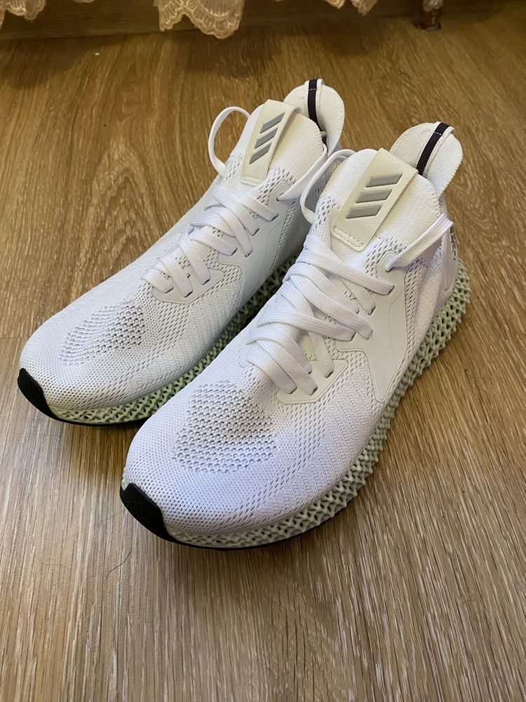 Adidas alphaedge 4d reflective white