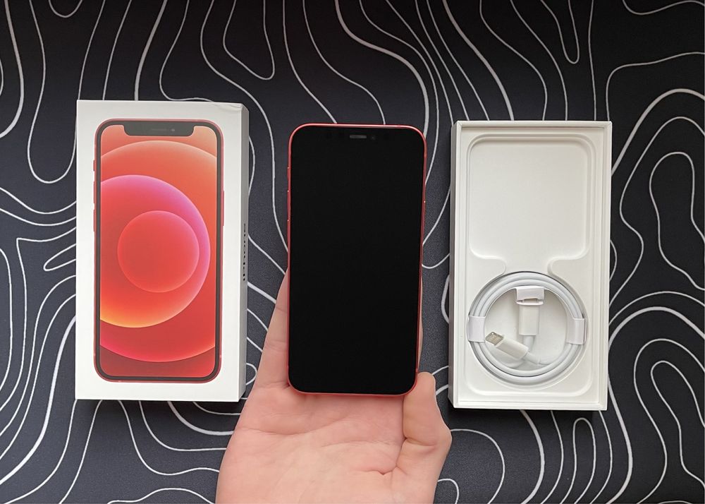 Прекрасный iPhone 12 MINI - 128 гб - 100% АКБ - NEVERLOCK - RED