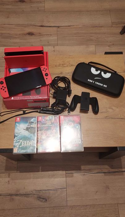 Nintendo switch oled mario red edition