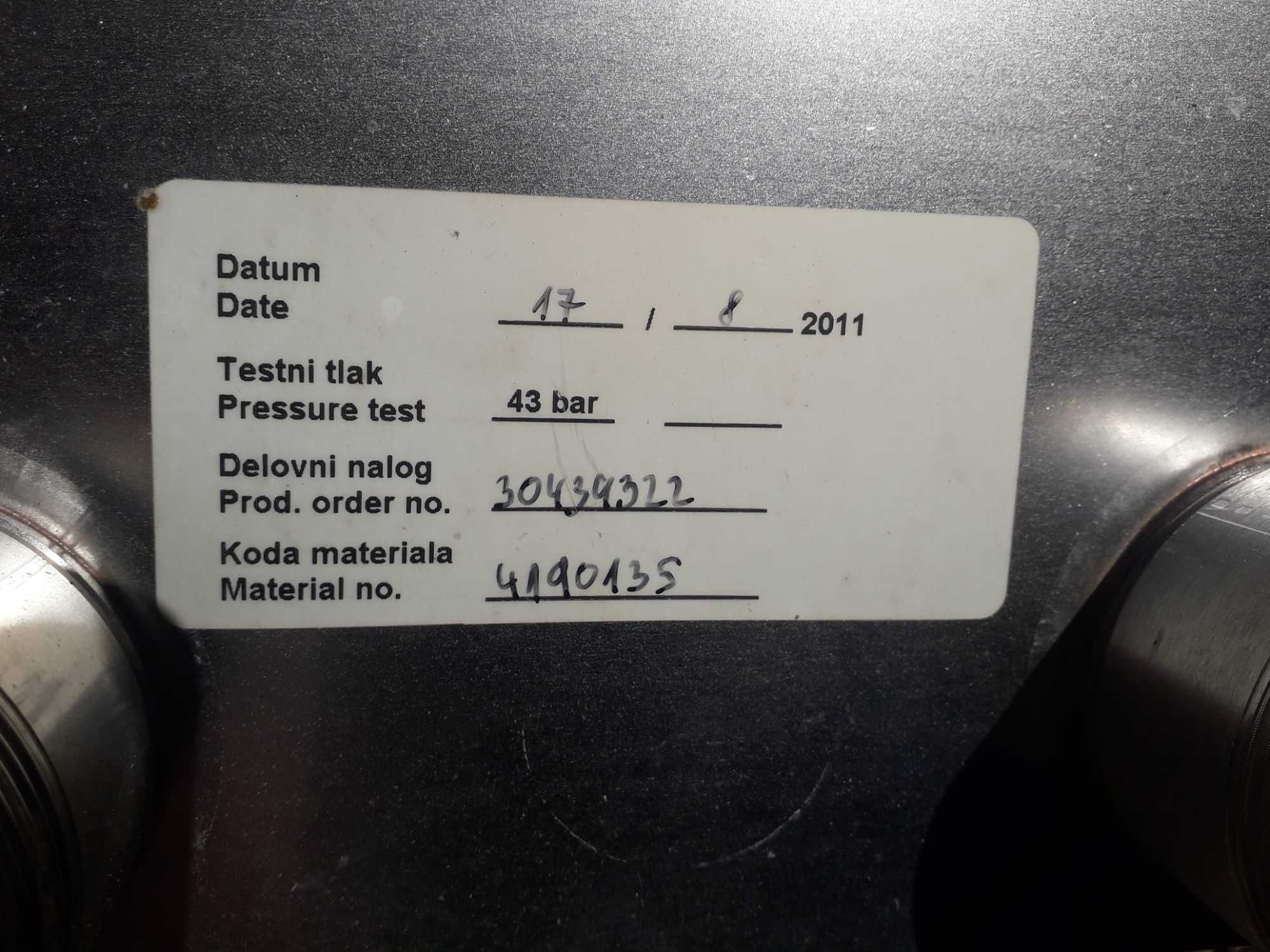 Wymiennik ciepła płytowy Danfoss 008f4967, pow. ok 4m2