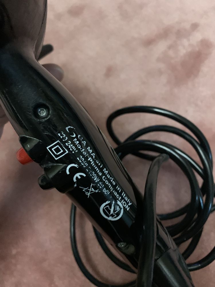 Фен для волос Ga.Ma Pluma Compact Ion черный