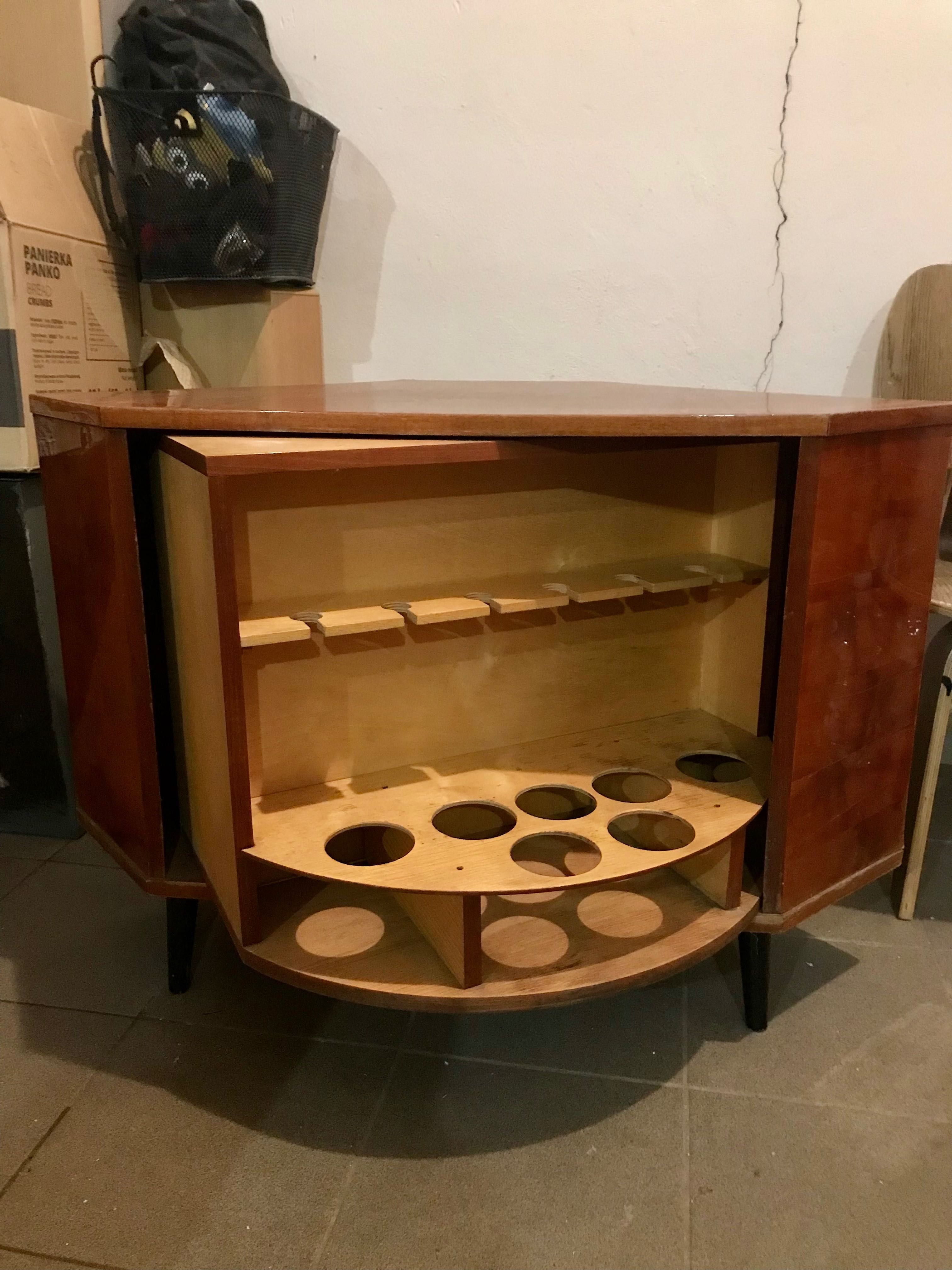 Barek obrotowy lata 60-te, PRL, design