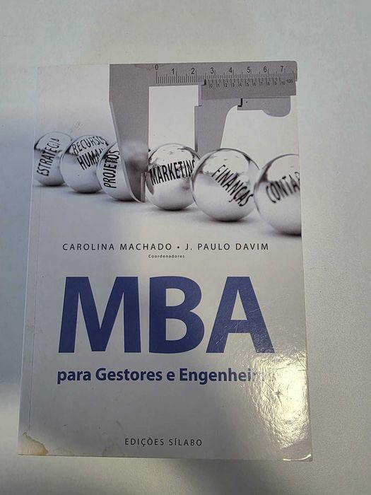 Livro “MBA para Gestores e Engenheiros” (Machado & Davim)