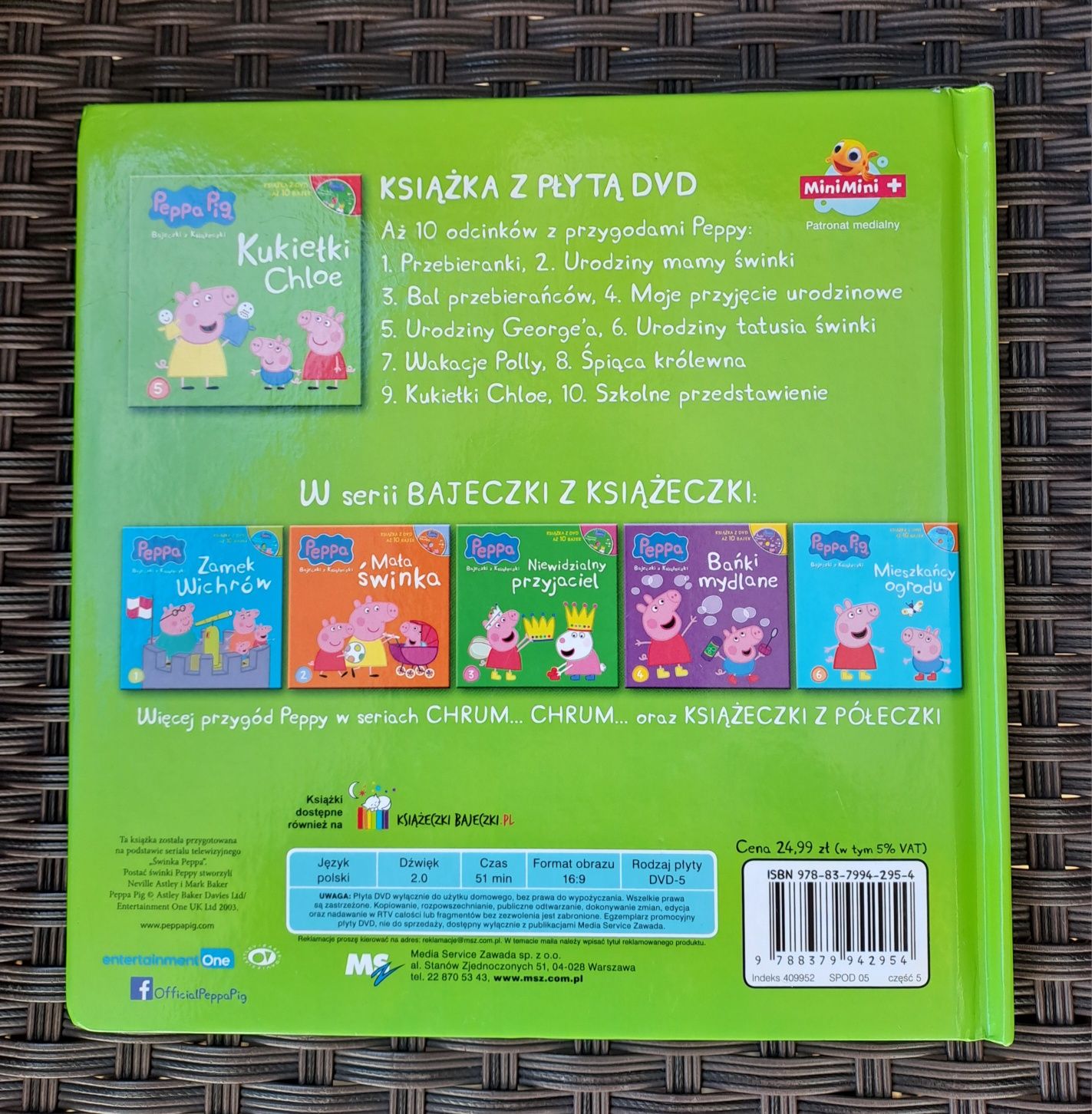 Kukiełki Chloe Peppa Pig + płyta DVD