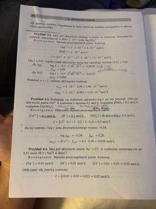 Ćwiczenia rachunkowe z chemii analitycznej