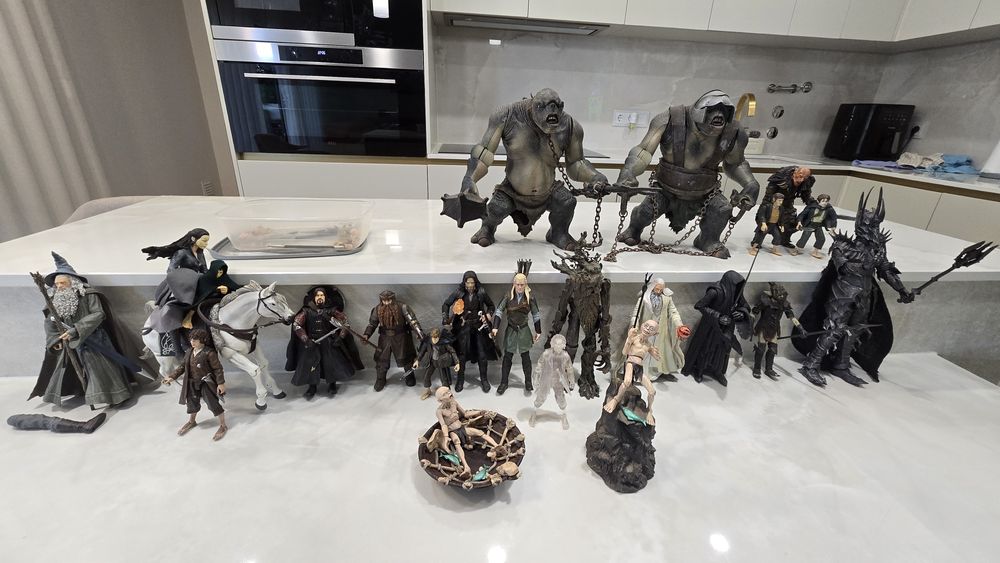 Diamond select toys + toy bizz senhor dos aneis coleção