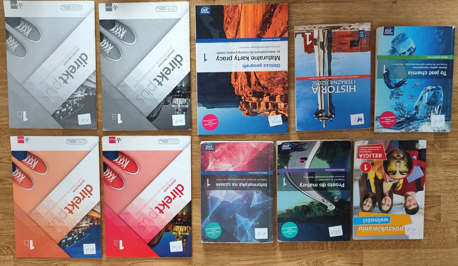 Podręczniki do 1  klasy Liceum i Technikum
