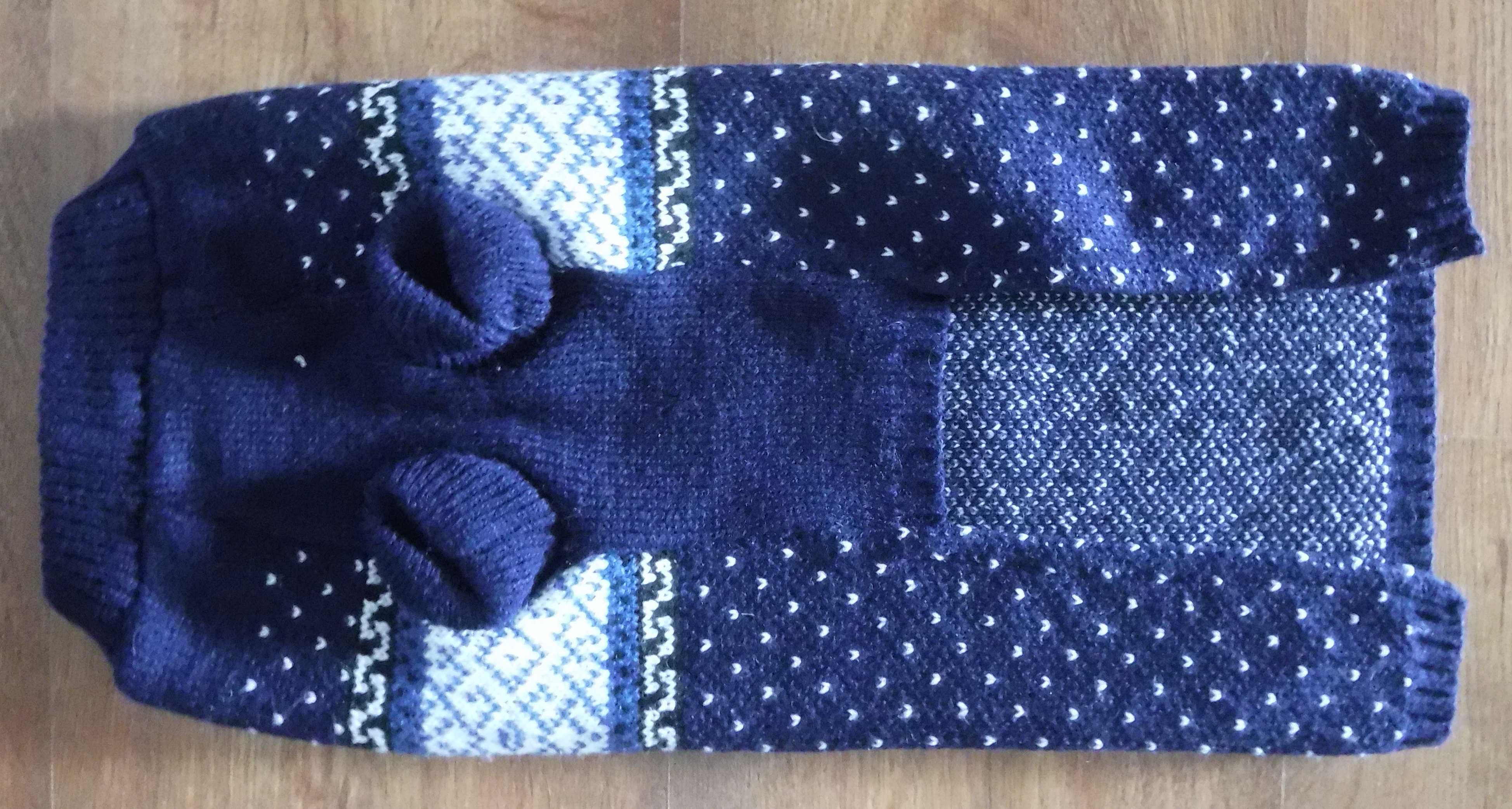 Sweterek Amiplay odcienie niebieskiego XL