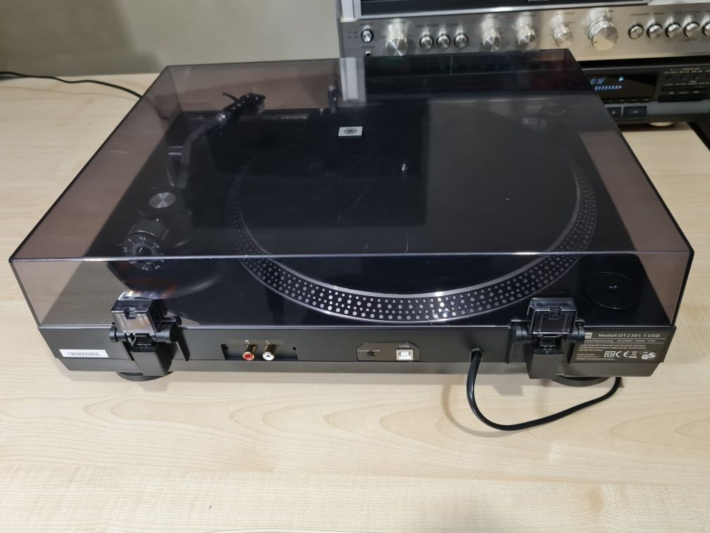 Dual dtj 301.1 USB zrobiony Technics 1200 MK2