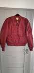 Alpha Industries MA-1 VF 59 Maroon Deep Long kurtka lotnicza bomberka