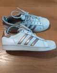 Skórzane sneakersy damskie adidas superstar buty sportowe