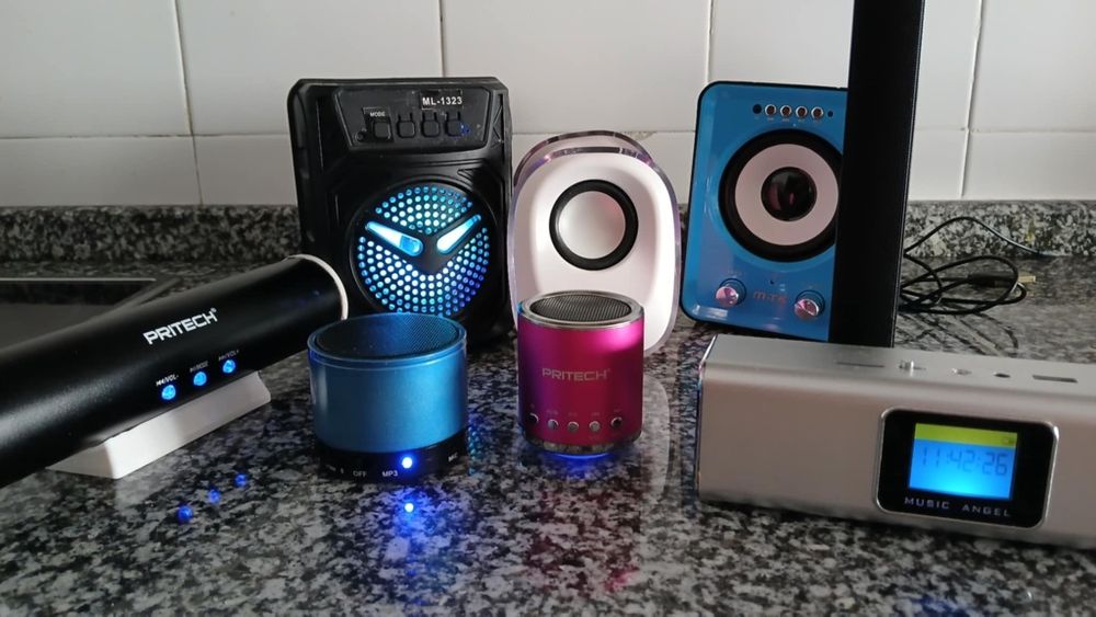 Novas colunas Bluetooth USB cartão SD rádio